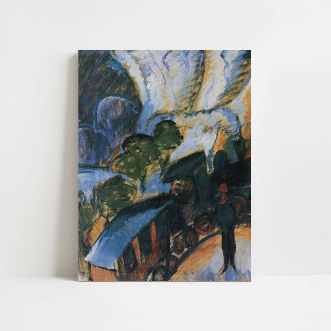 Train near Davos (1917) by Ernst Ludwig Kirchner – Art Print - Unframed art print