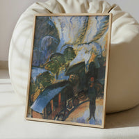 Train near Davos (1917) by Ernst Ludwig Kirchner – Art Print - Interior inspiration