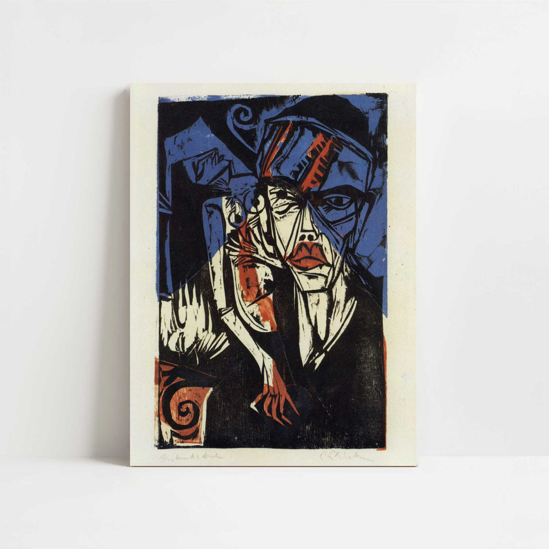 Troubles (1915) by Ernst Ludwig Kirchner – Art Print - Unframed art print
