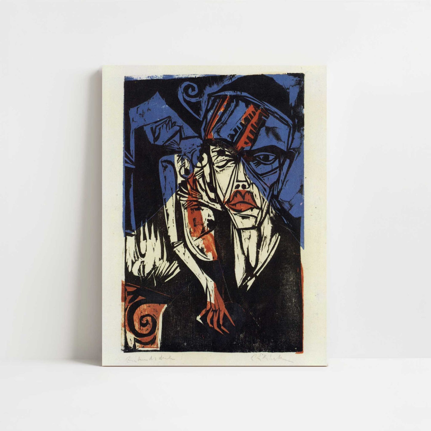 Troubles (1915) by Ernst Ludwig Kirchner – Art Print - Unframed art print