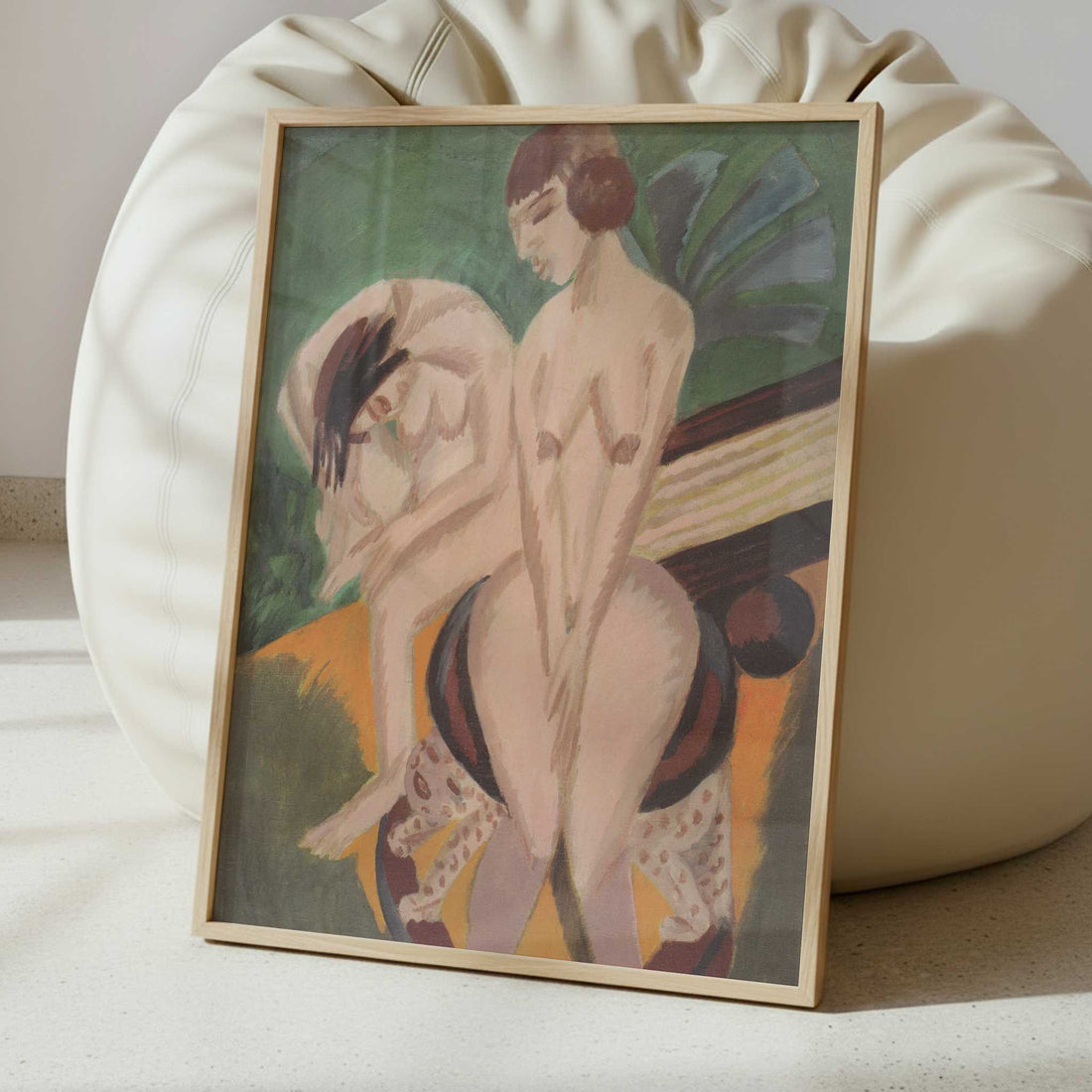 Two Nudes in the Room (1914) by Ernst Ludwig Kirchner – Art Print - Interior inspiration