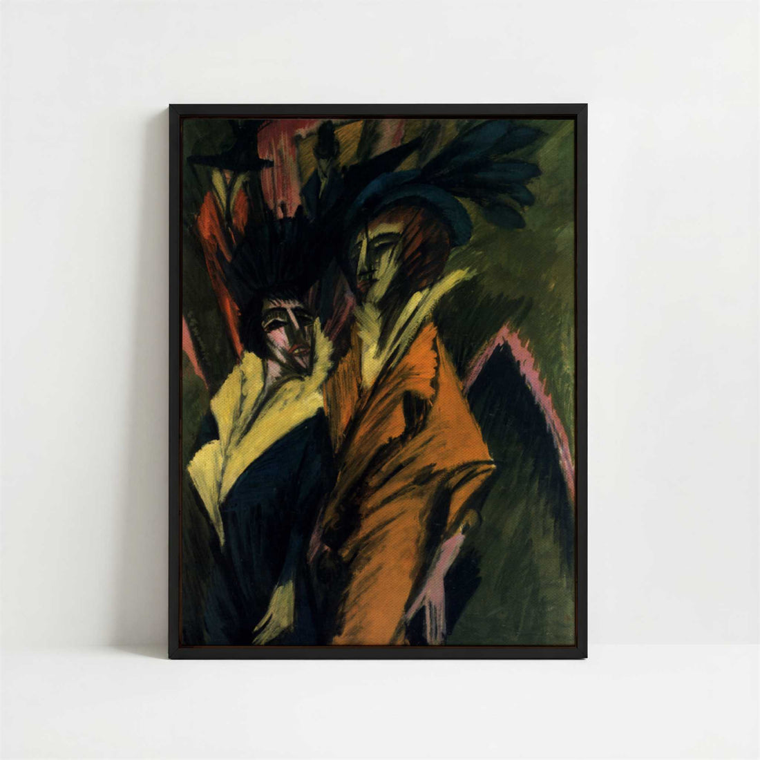 Framed Canvas - Framed canvas in black frame