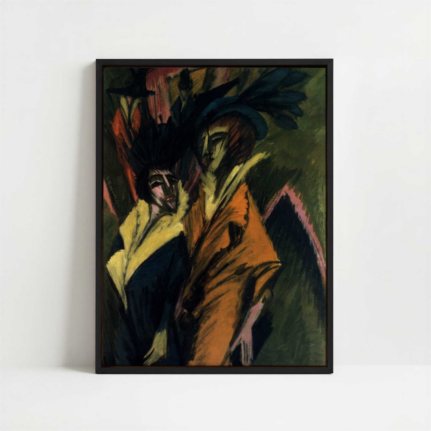 Framed Canvas - Framed canvas in black frame