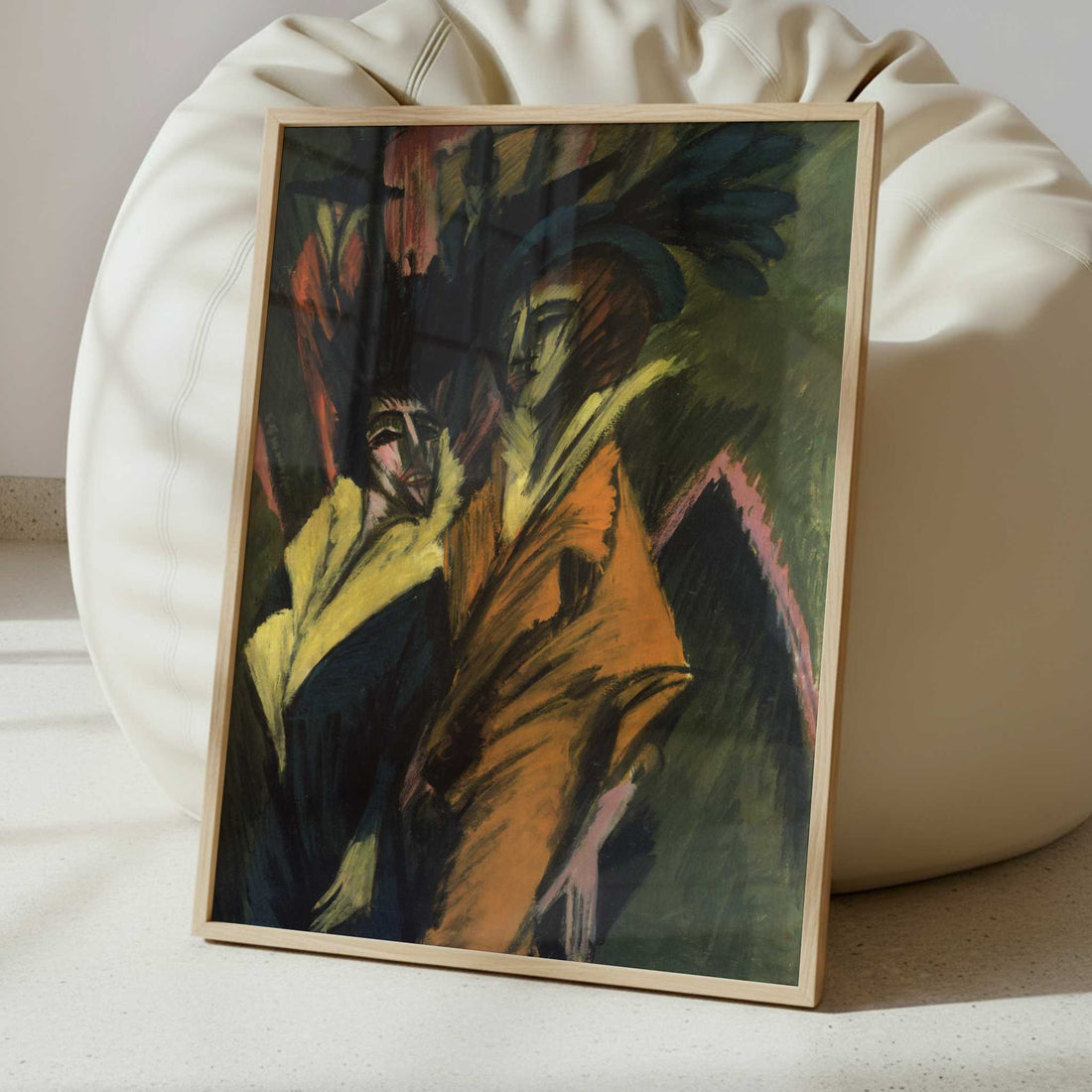 Two Women on the Street (1914) by Ernst Ludwig Kirchner – Art Print - Interior inspiration