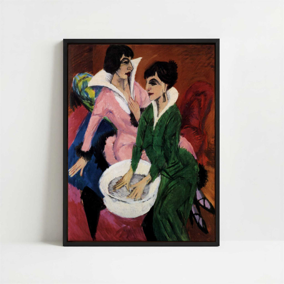 Framed Canvas - Framed canvas in black frame