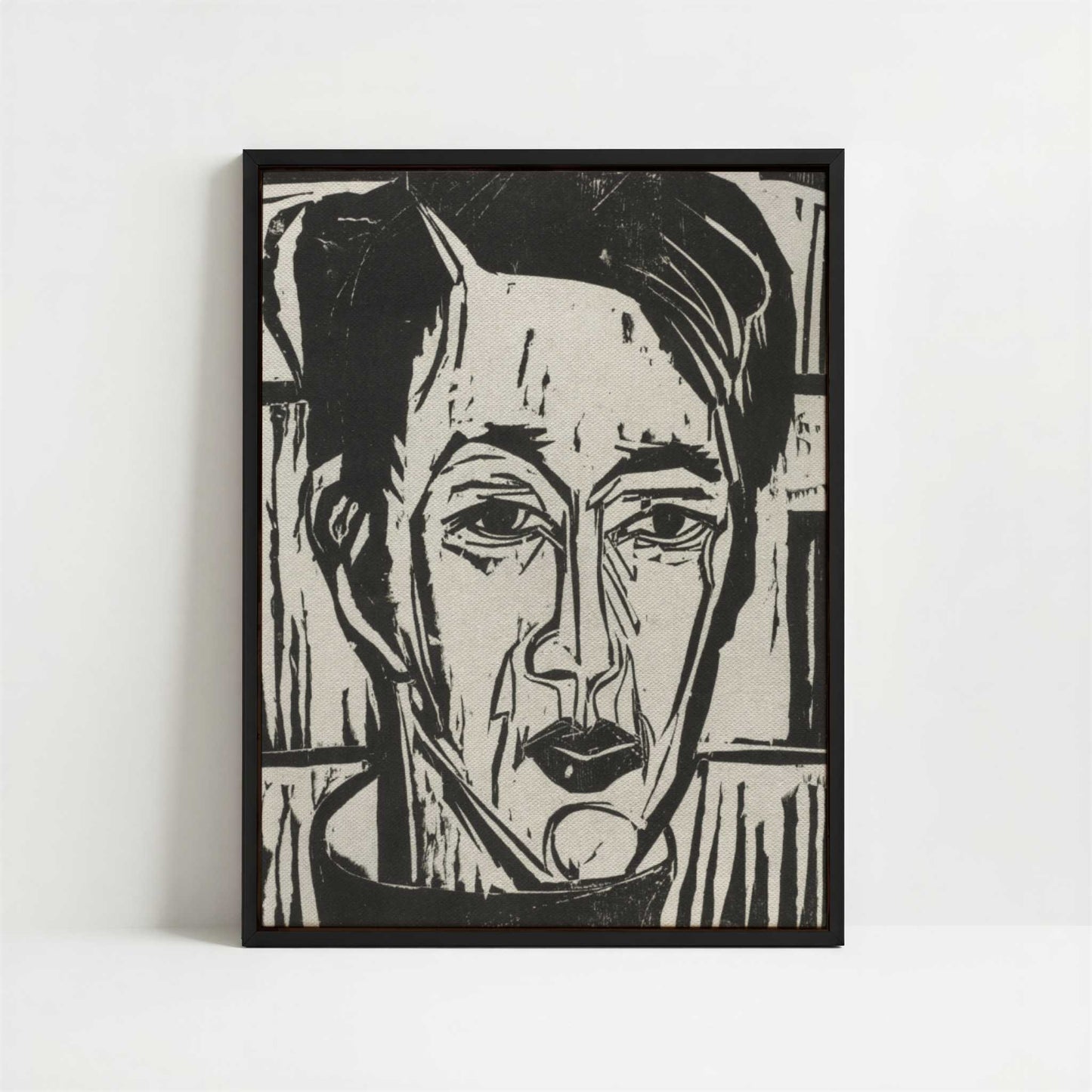 Framed Canvas - Framed canvas in black frame