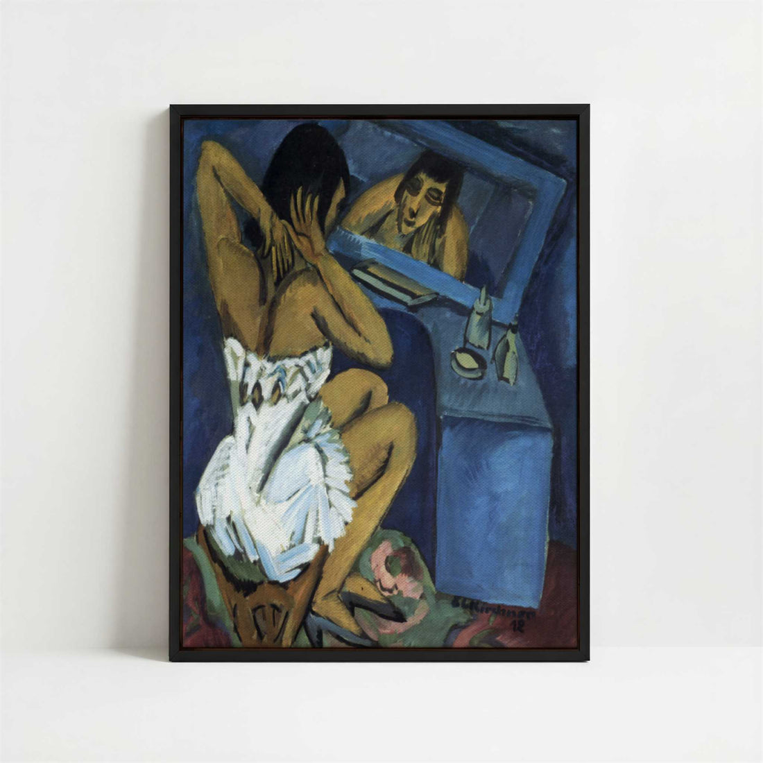 Framed Canvas - Framed canvas in black frame