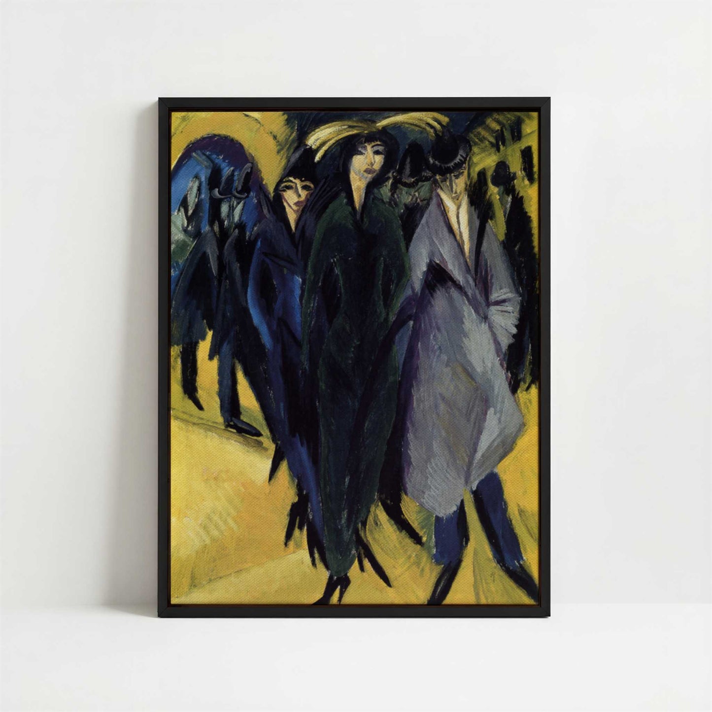 Framed Canvas - Framed canvas in black frame