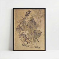 Framed Canvas - Framed canvas in black frame