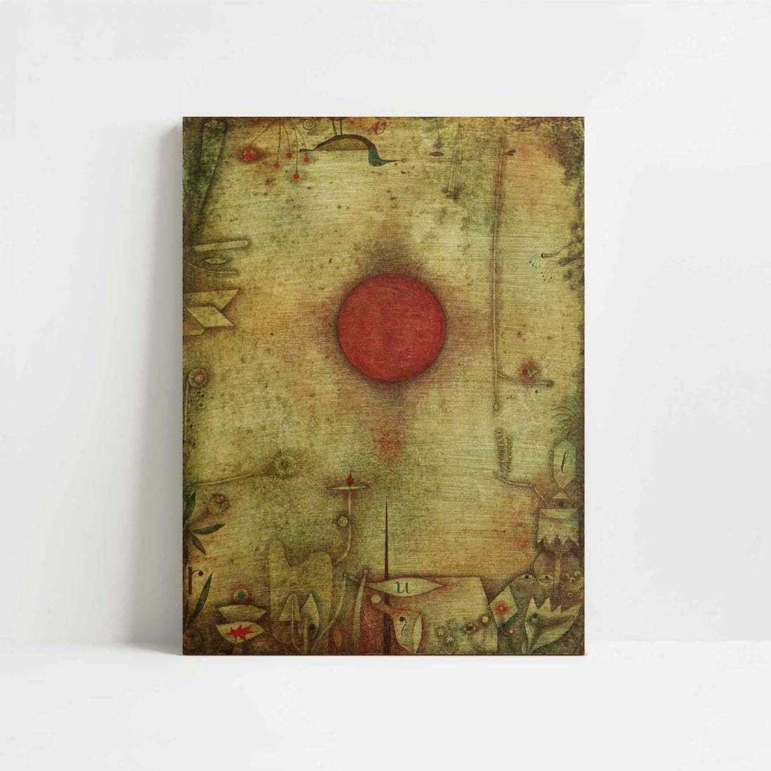 Ad Marginem (1930) by Paul Klee – Art Print - Unframed art print