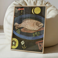 Around the Fish (1926) by Paul Klee – Art Print - Interior inspiration