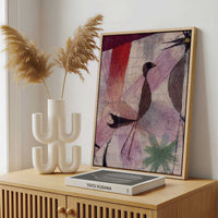 Framed Canvas - Framed canvas in a stylish interior setting