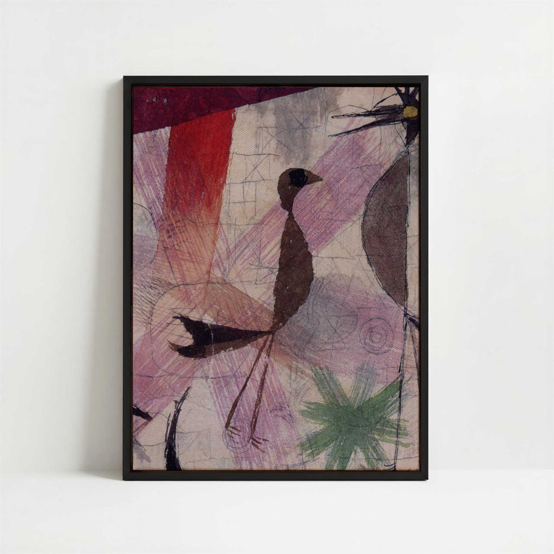 Framed Canvas - Framed canvas in black frame
