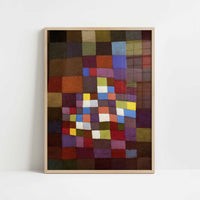 Blossoming (1934) by Paul Klee – Art Print - Art print in oak frame