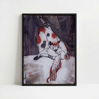 Framed Canvas - Framed canvas in black frame