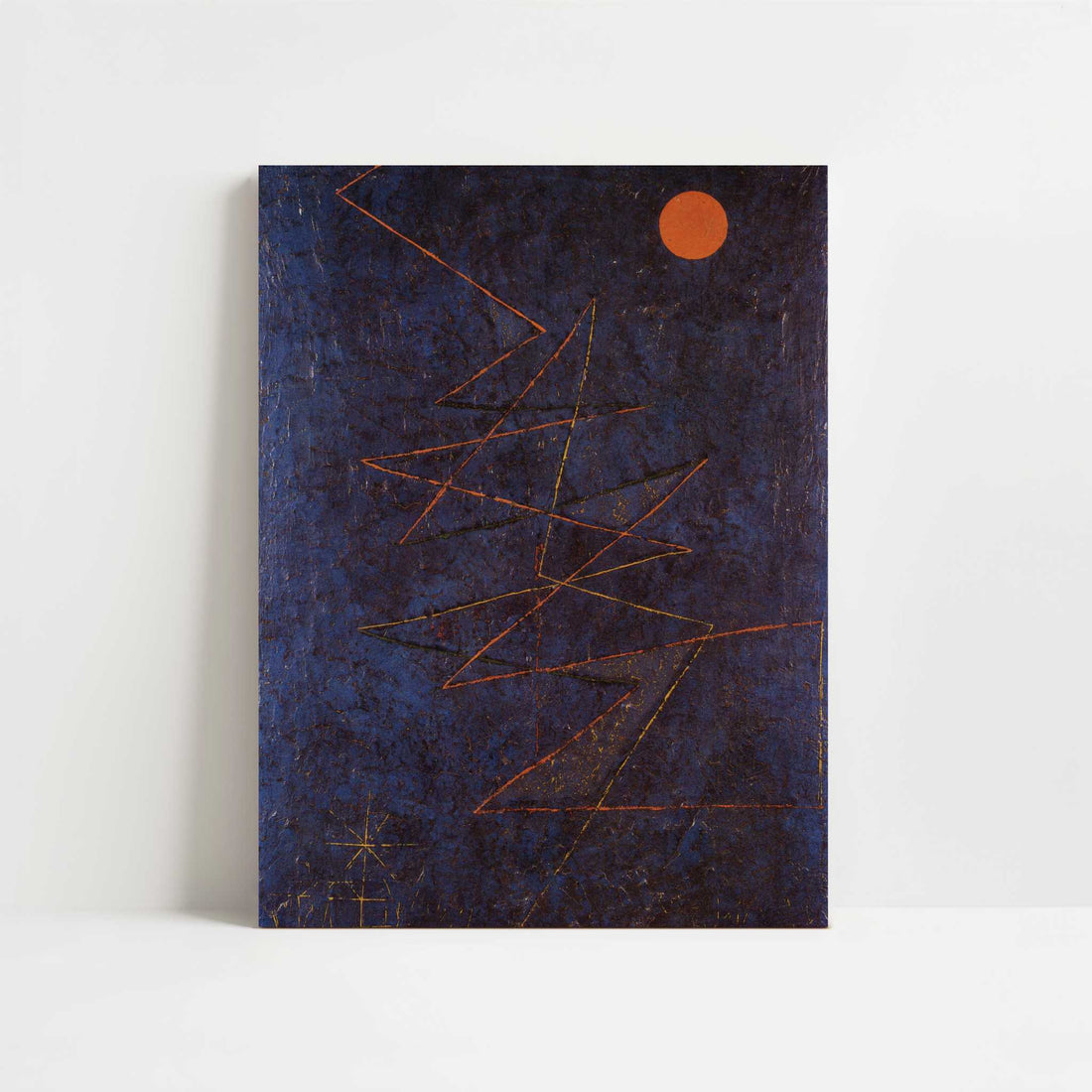 Coloured Lightning (1927) by Paul Klee – Art Print - Unframed art print