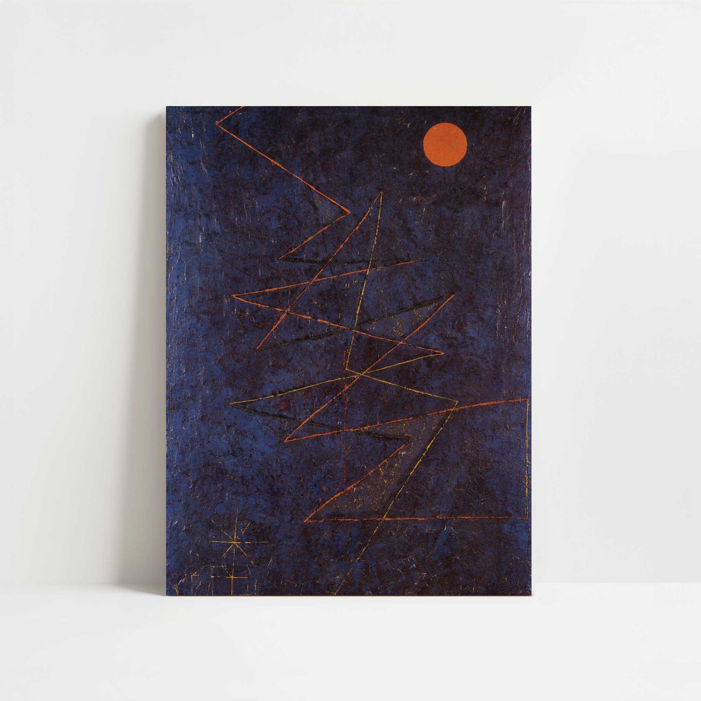 Coloured Lightning (1927) by Paul Klee – Art Print - Unframed art print