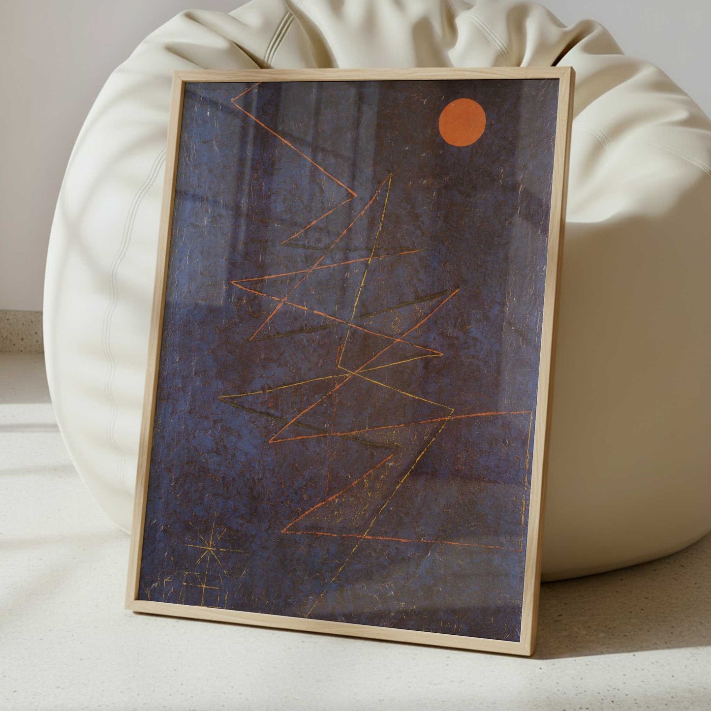 Coloured Lightning (1927) by Paul Klee – Art Print - Interior inspiration