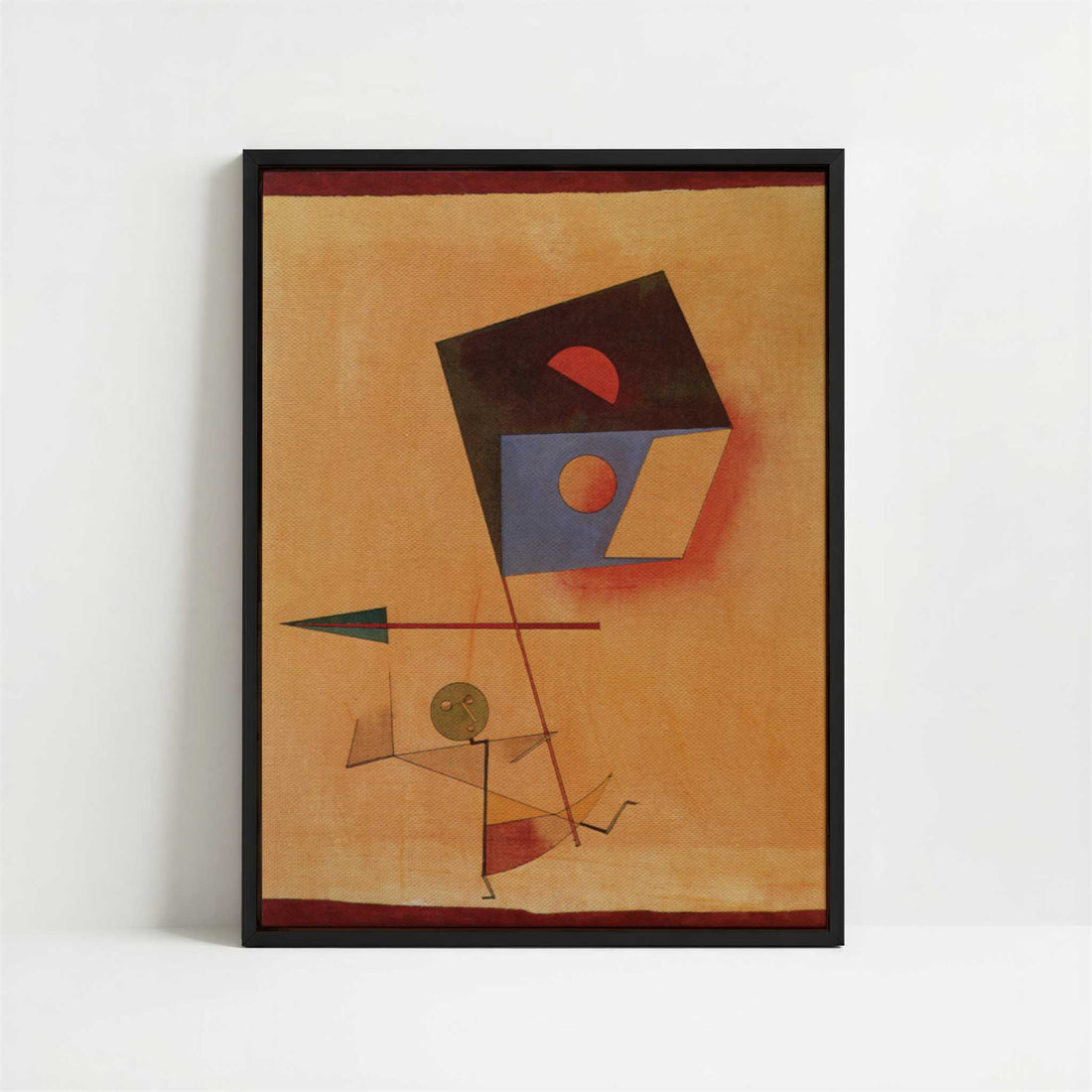 Framed Canvas - Framed canvas in black frame