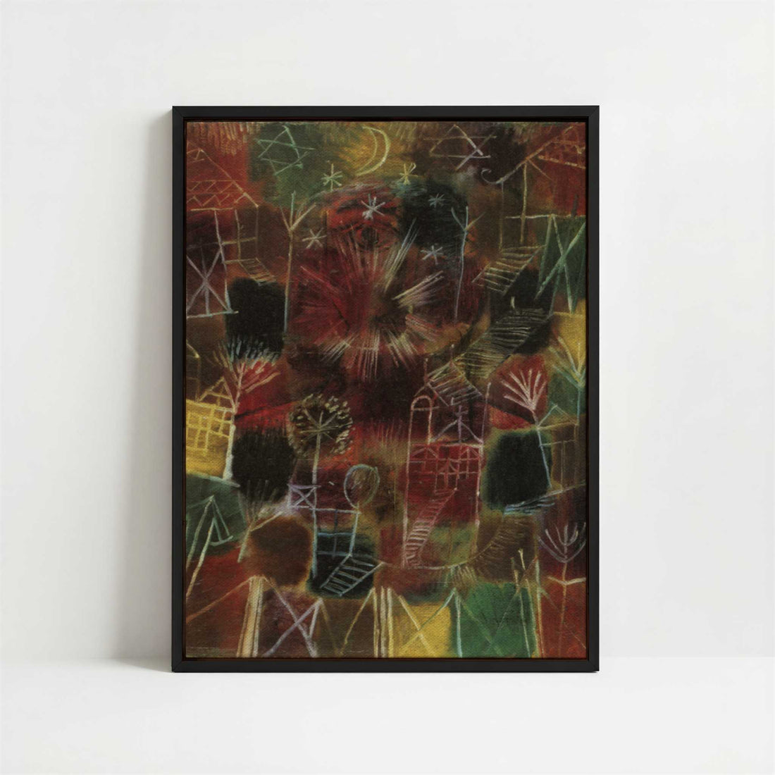 Framed Canvas - Framed canvas in black frame
