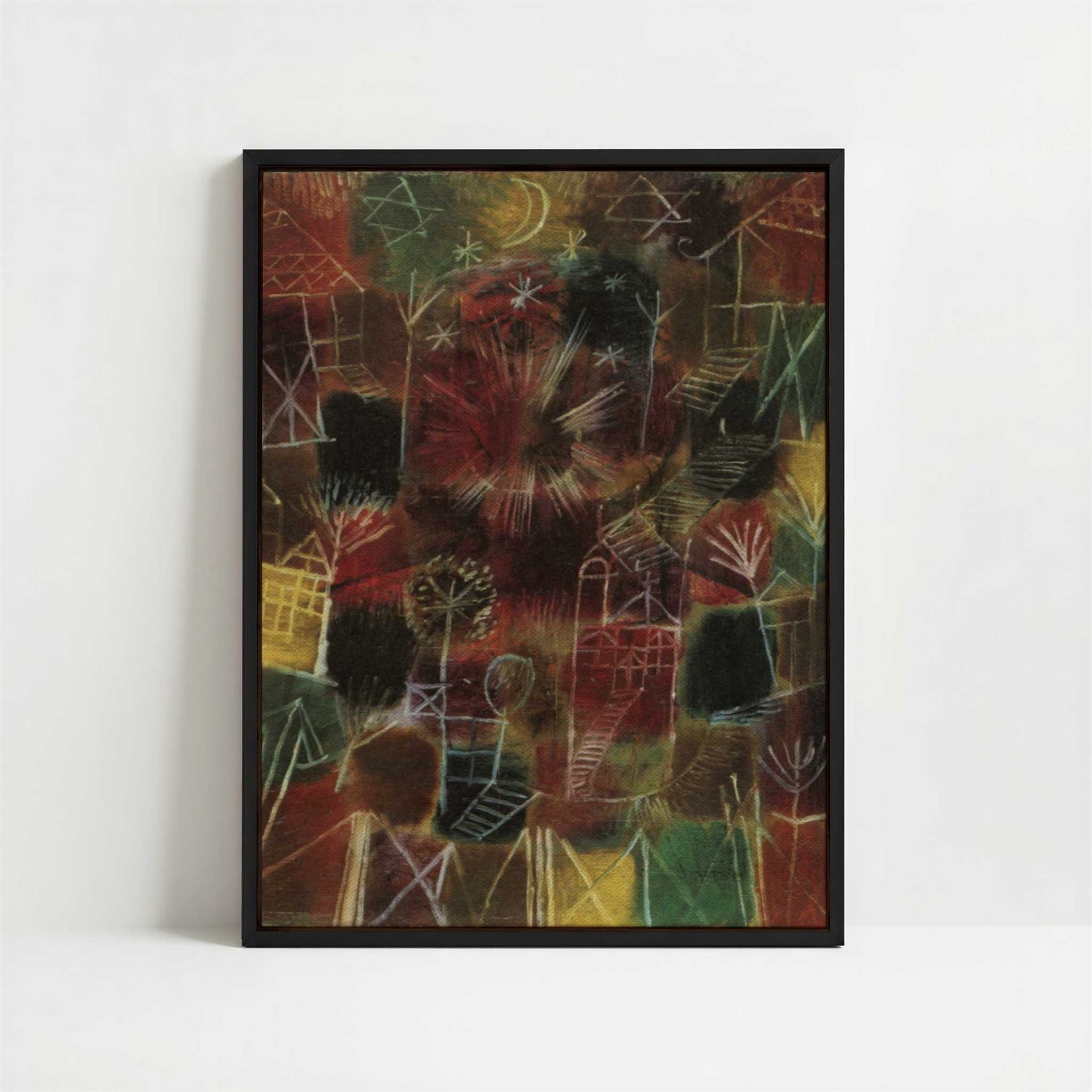 Framed Canvas - Framed canvas in black frame