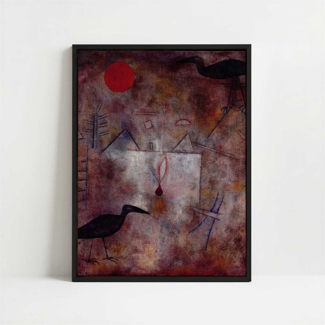 Framed Canvas - Framed canvas in black frame