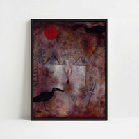 Framed Canvas - Framed canvas in black frame