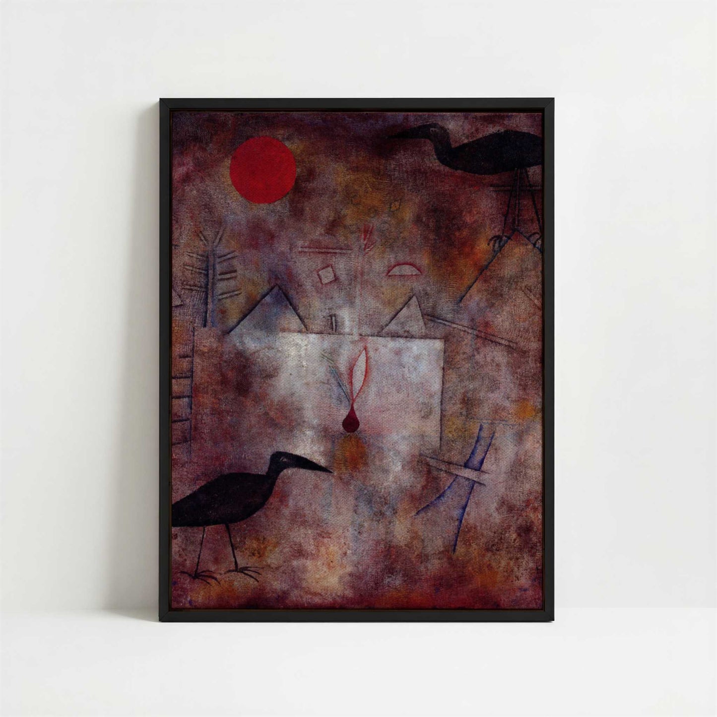 Framed Canvas - Framed canvas in black frame