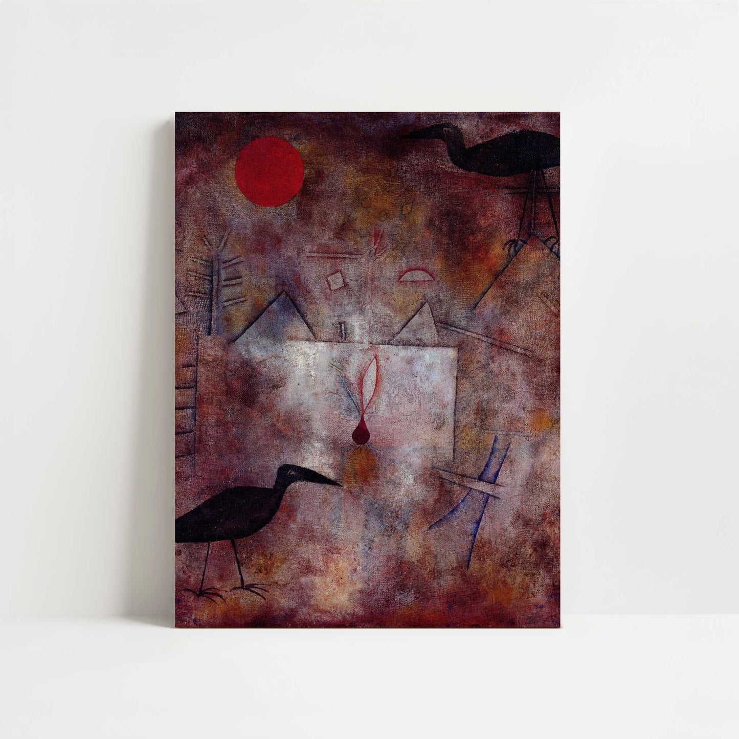 Crow Landscape (1925) by Paul Klee – Art Print - Unframed art print