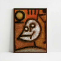 Framed Canvas - Framed canvas in dark wood color frame