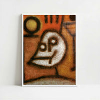 Death and Fire (1940) by Paul Klee – Art Print - Art print in white frame