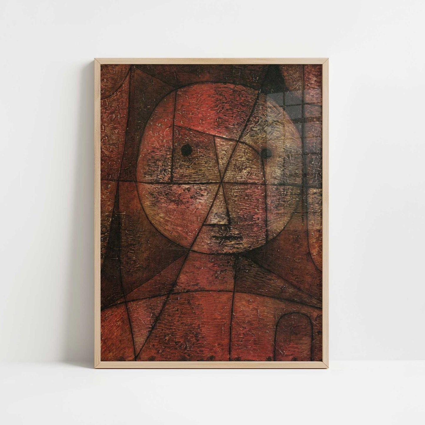 Drawn One (1935) by Paul Klee – Art Print - Art print in oak frame