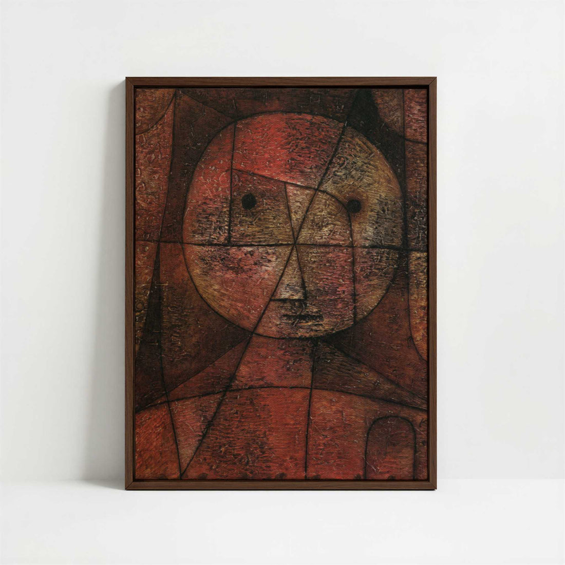 Framed Canvas - Framed canvas in dark wood color frame