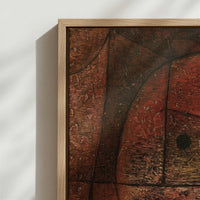 Framed Canvas - Close-up detail and texture of the framed canvas