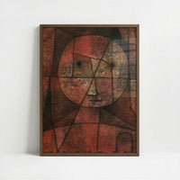Drawn One (1935) by Paul Klee – Art Print - Art print in dark wood frame