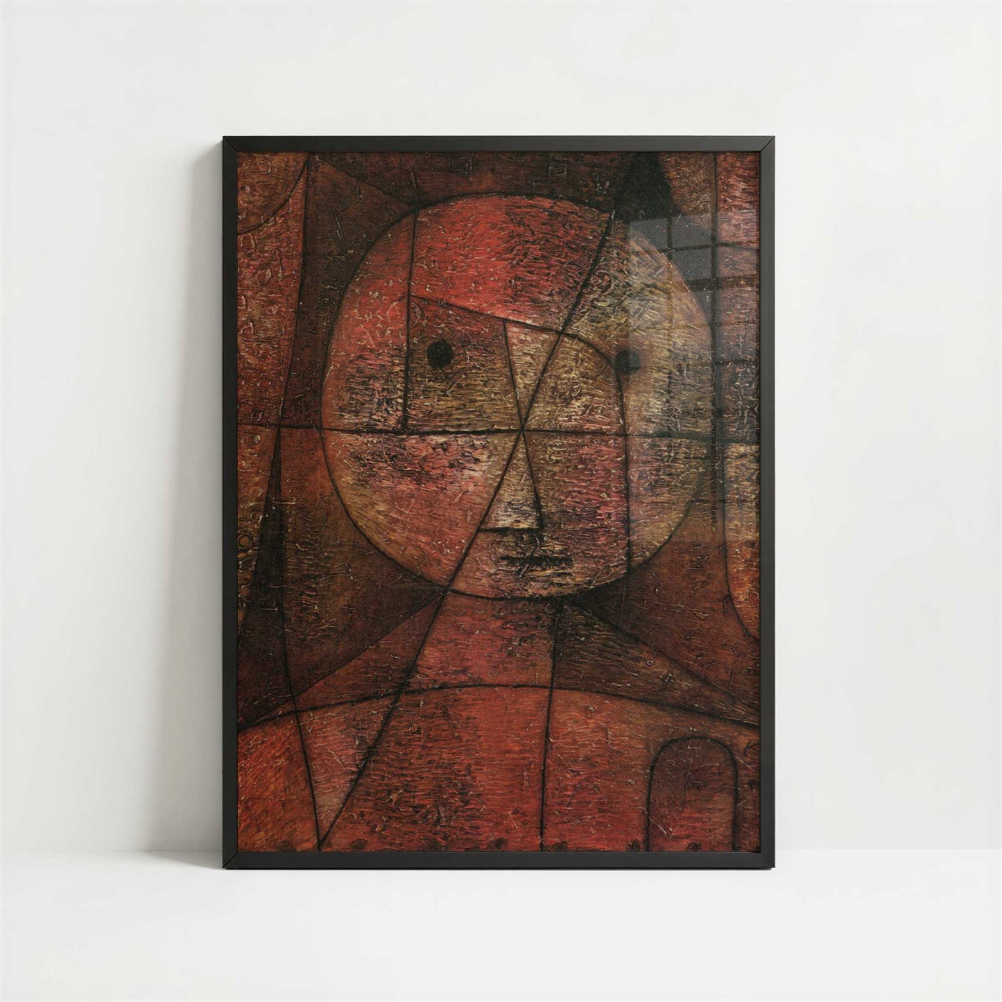 Drawn One (1935) by Paul Klee – Art Print - Art print in black frame