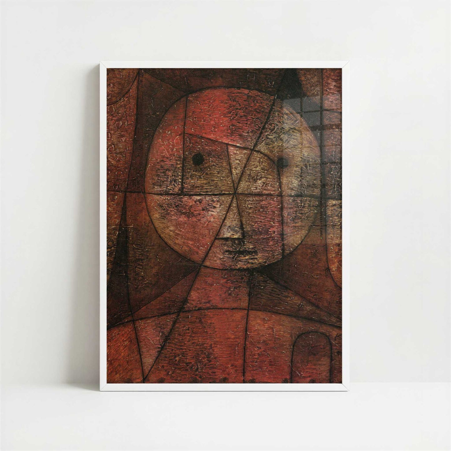 Drawn One (1935) by Paul Klee – Art Print - Art print in white frame