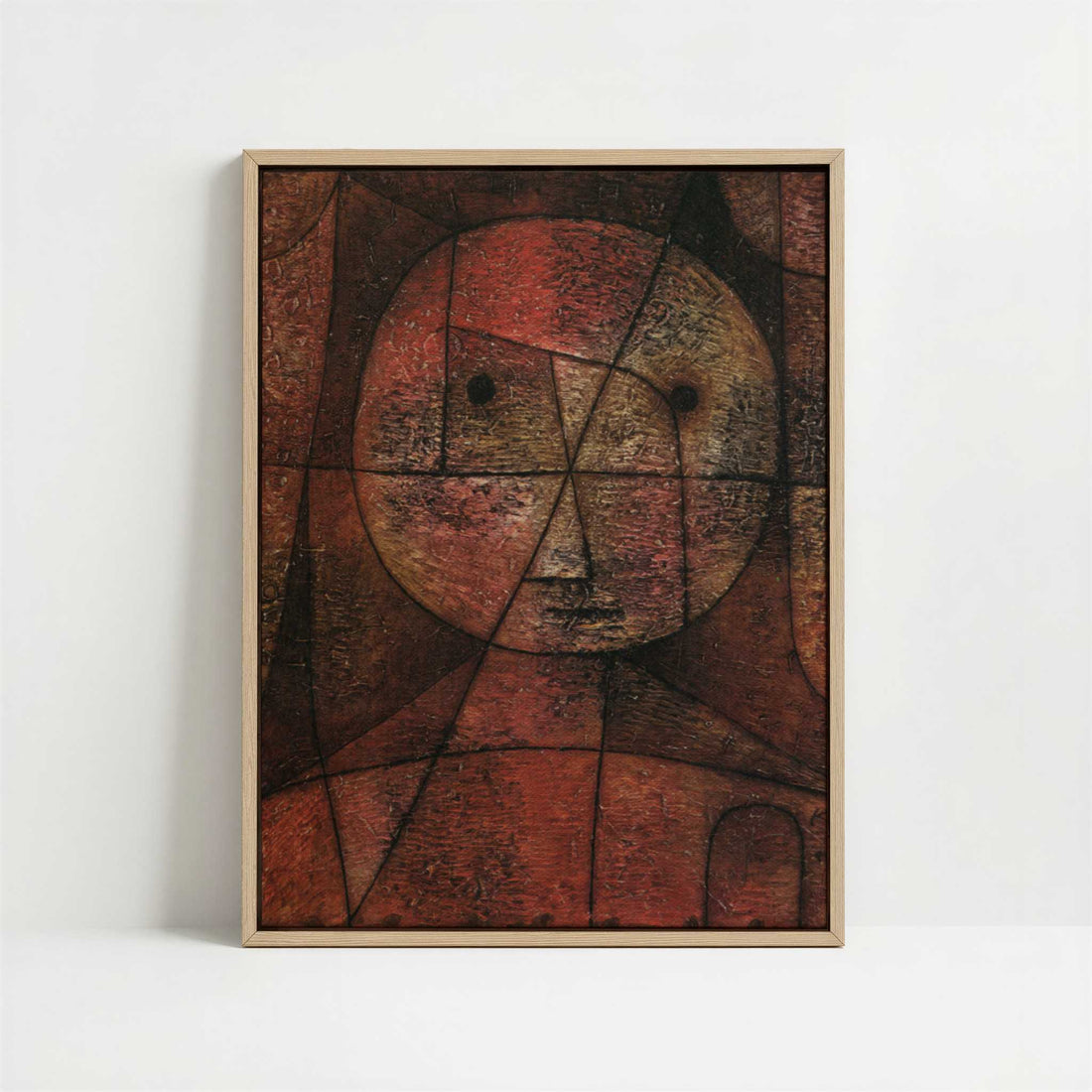 Framed Canvas - Framed canvas in oak color frame