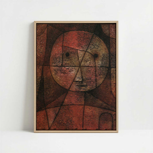 Framed Canvas - Framed canvas in oak color frame