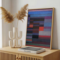 Framed Canvas - Framed canvas in a stylish interior setting