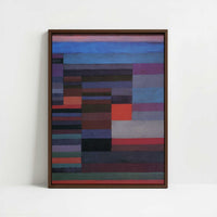 Framed Canvas - Framed canvas in dark wood color frame