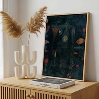 Framed Canvas - Framed canvas in a stylish interior setting