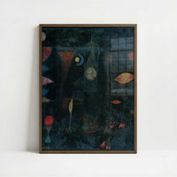 Fish Magic (1925) by Paul Klee – Art Print - Art print in dark wood frame