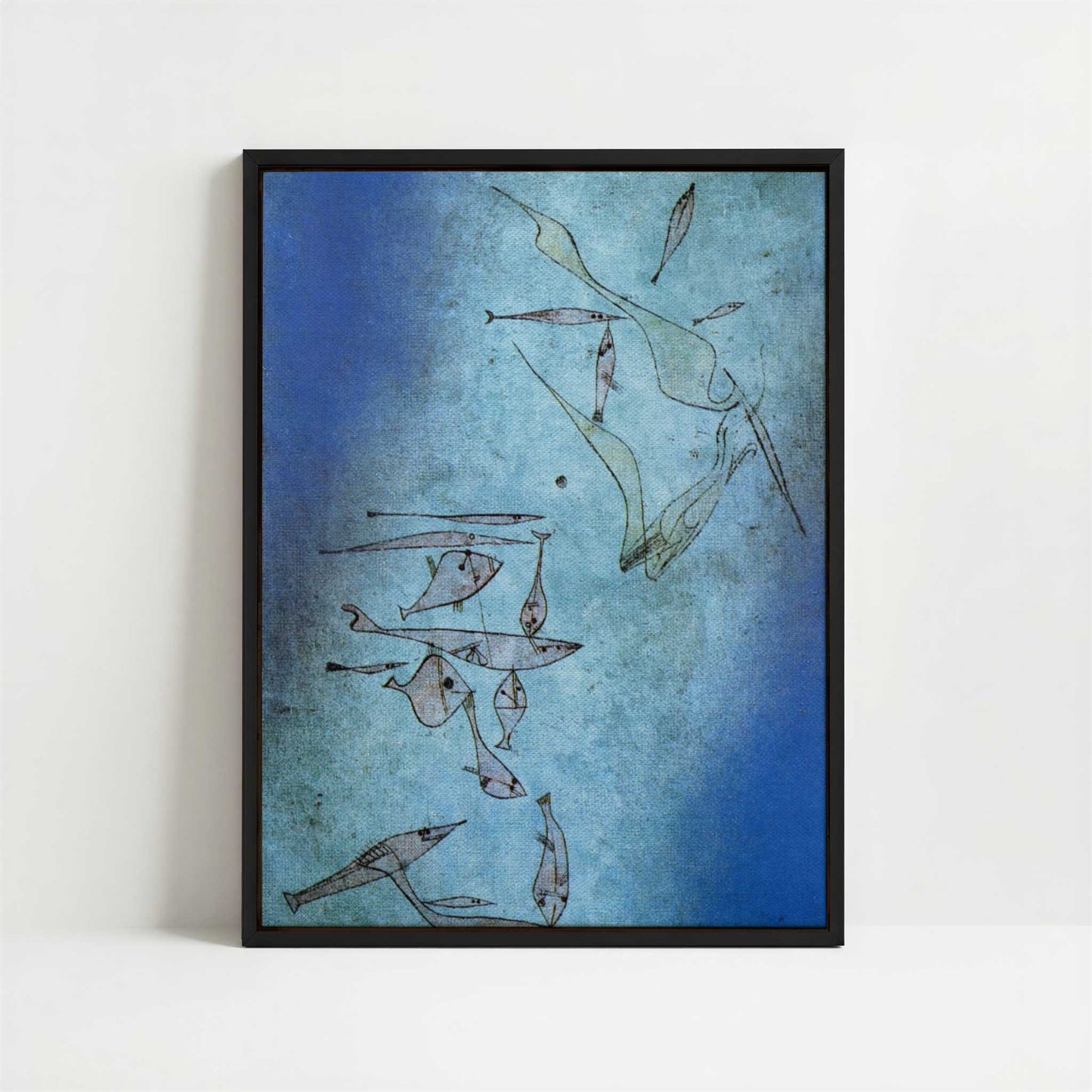 Framed Canvas - Framed canvas in black frame
