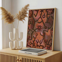 Framed Canvas - Framed canvas in a stylish interior setting