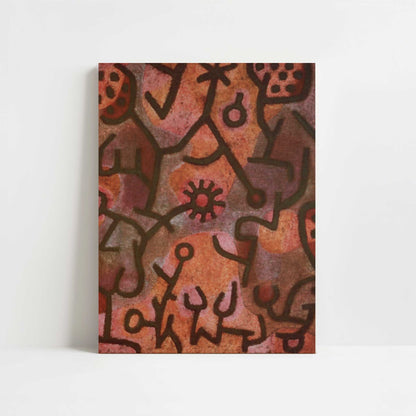 Flora on the Rocks (1940) by Paul Klee – Art Print - Unframed art print