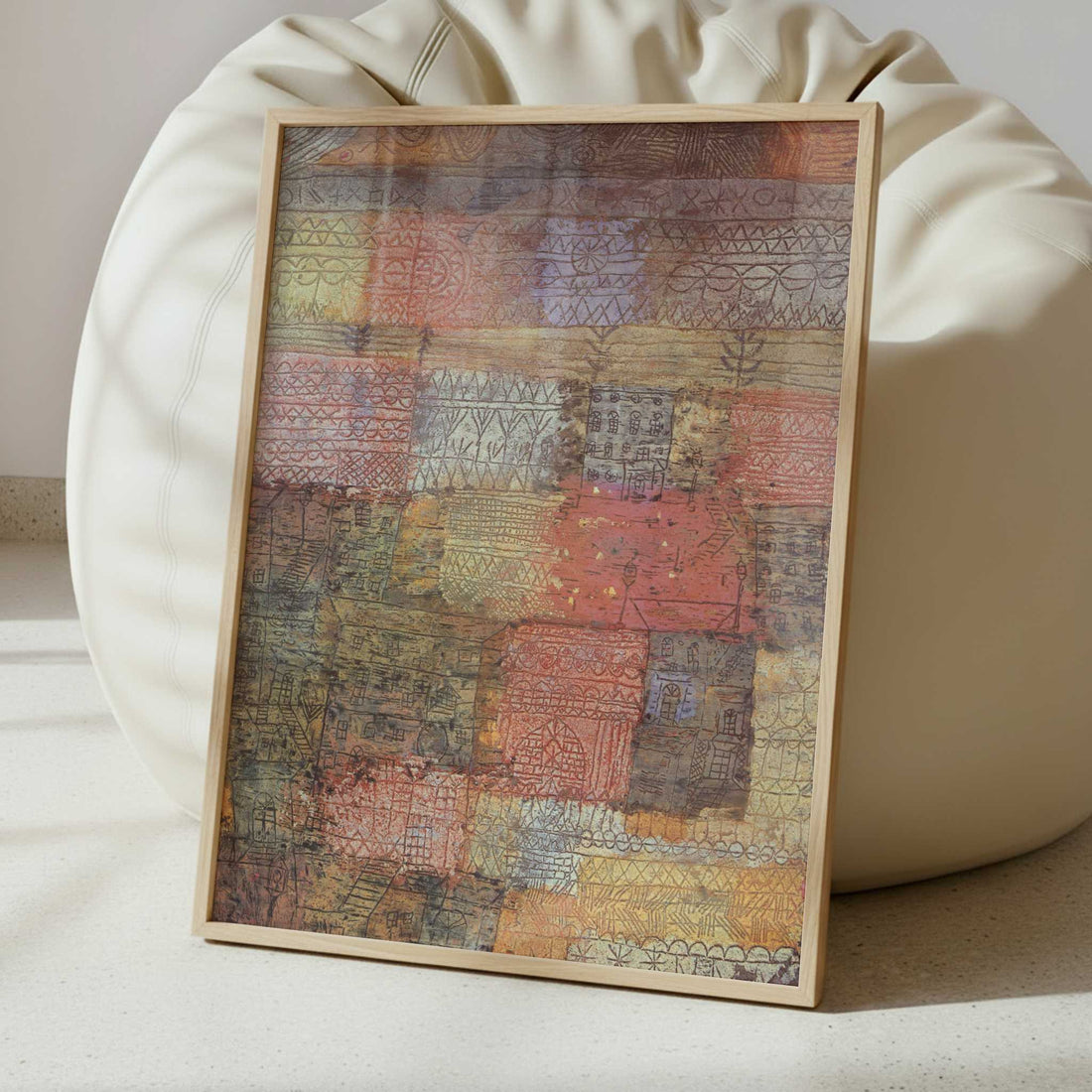 Florentine Villas (1926) by Paul Klee – Art Print - Interior inspiration