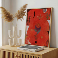 Framed Canvas - Framed canvas in a stylish interior setting