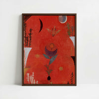 Framed Canvas - Framed canvas in dark wood color frame