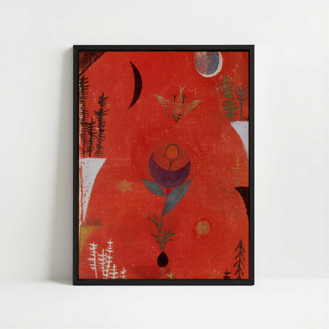 Framed Canvas - Framed canvas in black frame